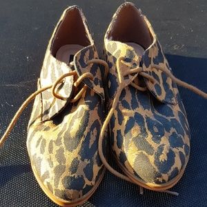 Leopard Print Oxfords